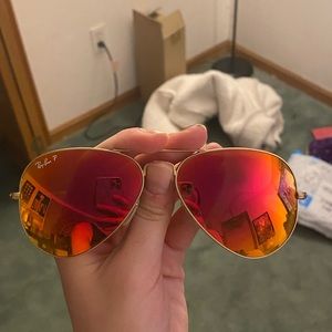 Ray ban polarized aviators